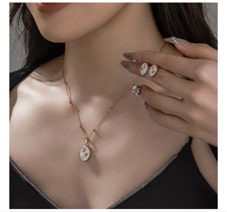 Набор подвеска и серьги-гвоздики