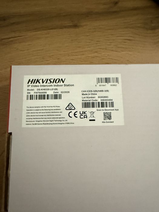 Видеодомофон HIKVISION