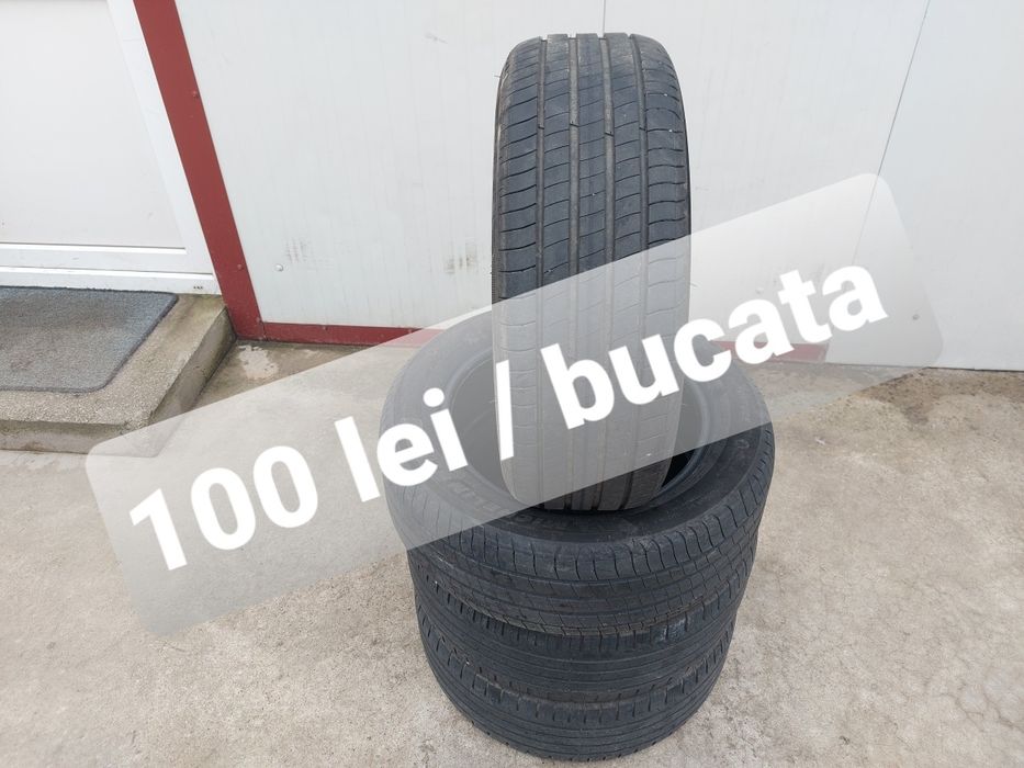100 lei bucata! Set anvelope de vara 195 55 16 Michelin