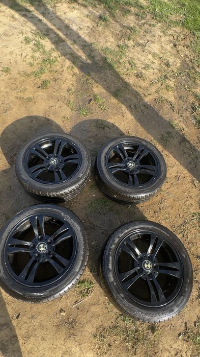 Jante cu cauciucuri+ distanțiere pentru BMW