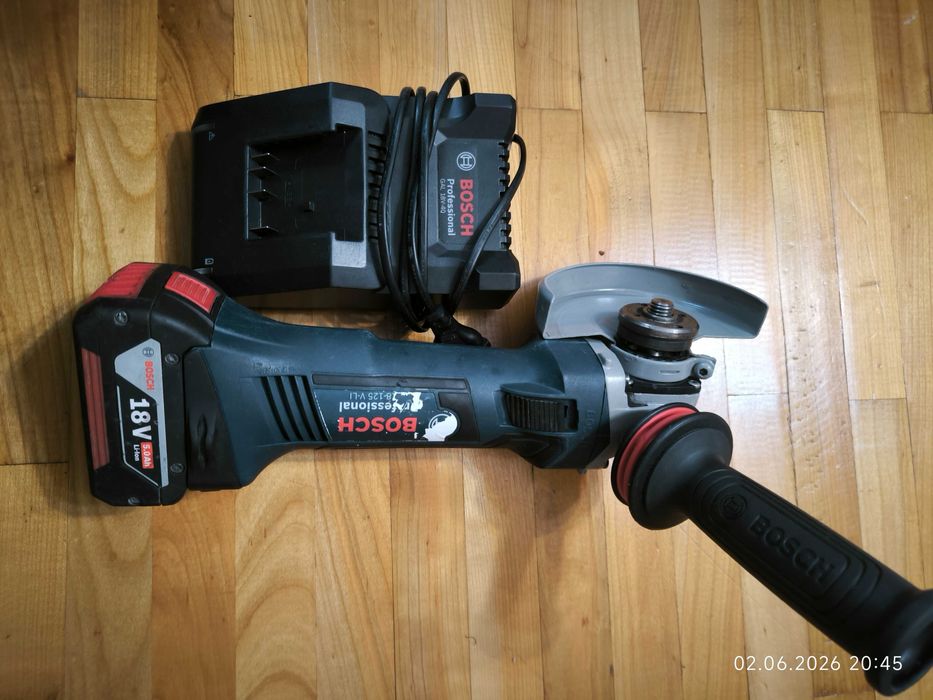 Polizor unghiular FLEX BOSCH GWS 18 125v li