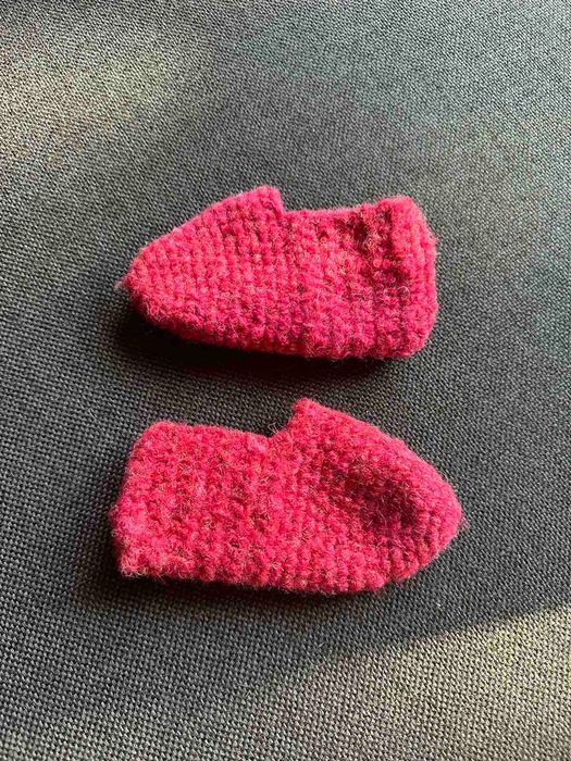 Детски плетени терлички  !