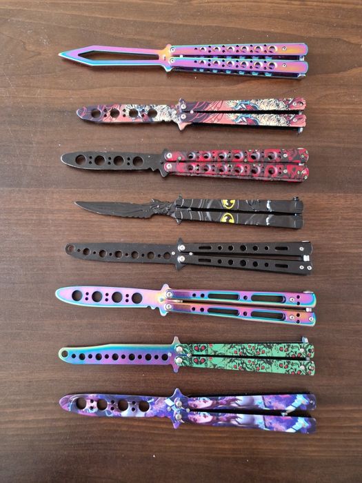 Тренировъчен нож Пеперуда