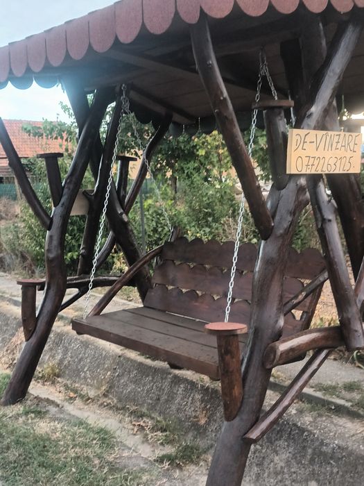 Vand leagăn balansuar din lemn ulm