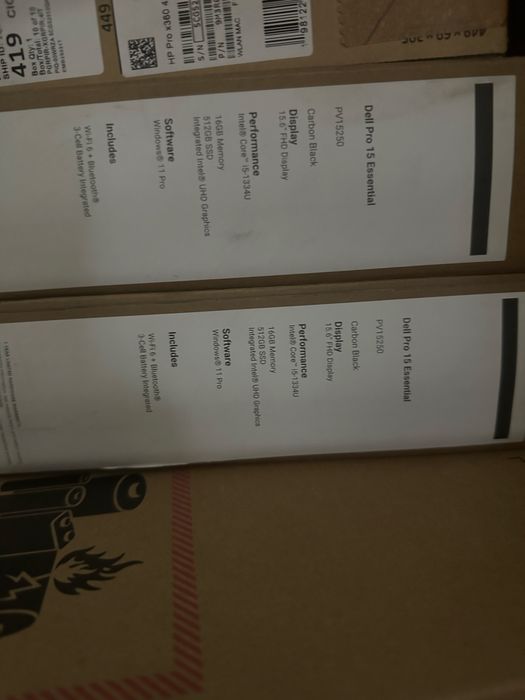 Vand laptop dell pro 15 essential i5 1334u 16gb ssd 512gb sigilat