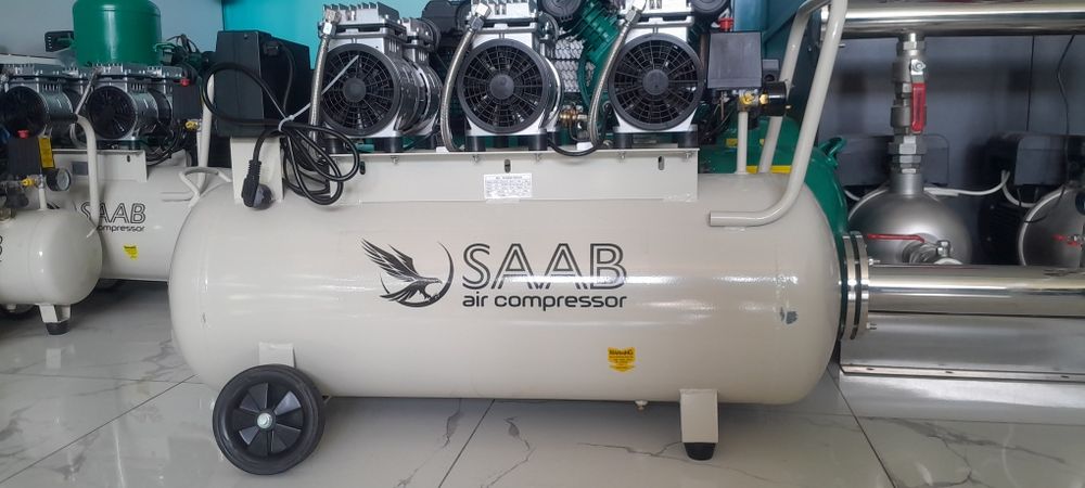 Безшумный компрессор 2,2 квт 7 бар SAAB kompressor