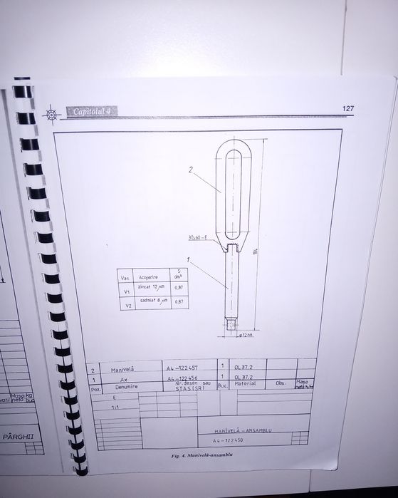 Manual „Desen Tehnic” – clasa a XI-a, profil Tehnic, Mecanică