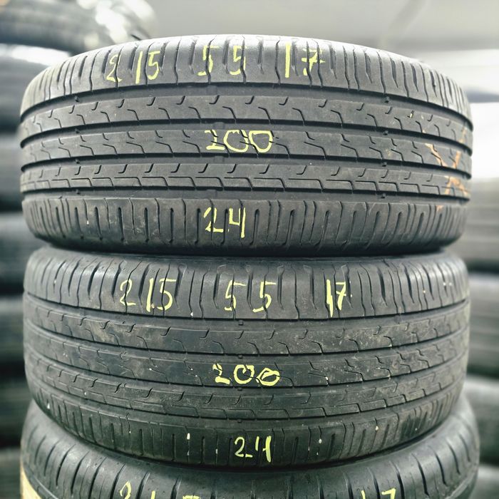 2x 215/55/17 VARA CONTINENTAL 2024 Stare excelentă