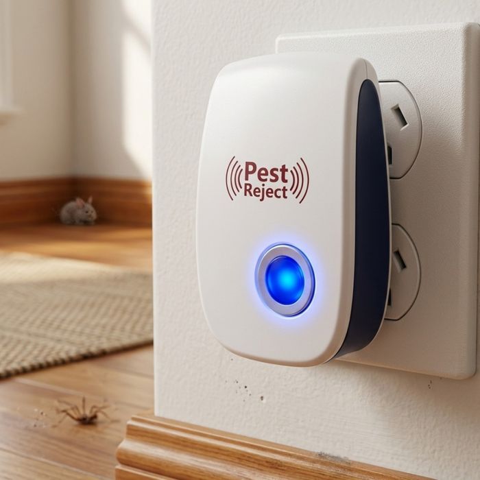 Ултразвуков репелент Pest Reject – Ефективна защита от гризачи и насекоми без химикали