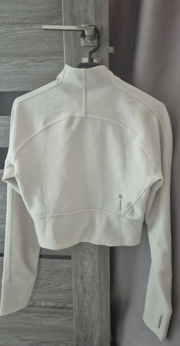 Jachetă Adidas pentru Femei – Running/Gym, crem, mărimea S