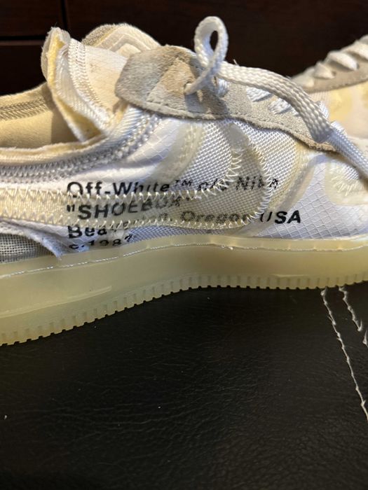 Nike Air Force 1 Low stil Off-White, mărimea 37.5, stare buna