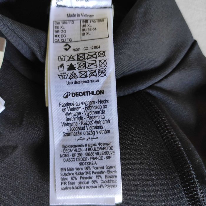 Decathlon, дамска блуза за сърф, с UV защита, НЕОПРЕН И ПОЛАР