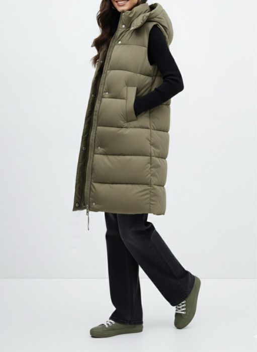 MANGO дълъг елек / грейка два цвята