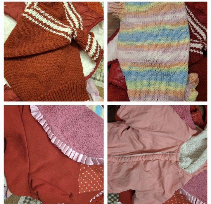 Iglu/ coșuleț pisici și hăinuțe căței