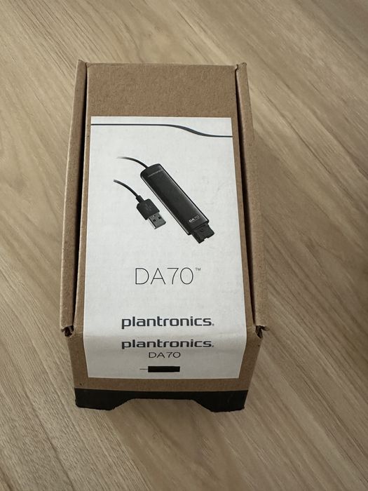 Plantronics HW 720 + USB адаптер DA70 + HIS adapter cable – НОВИ