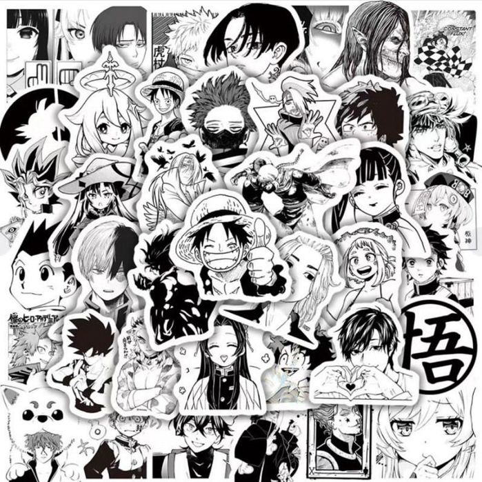 Аниме стикеры разные