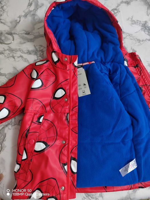 Spiderman / Marvel. Детски гумирани якенца с поларена подплата.