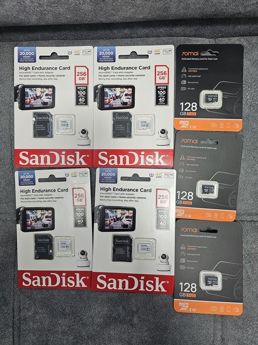 Карта памяти SanDisk High Endurance 128Gb 256Gb для 70mai регистраторо
