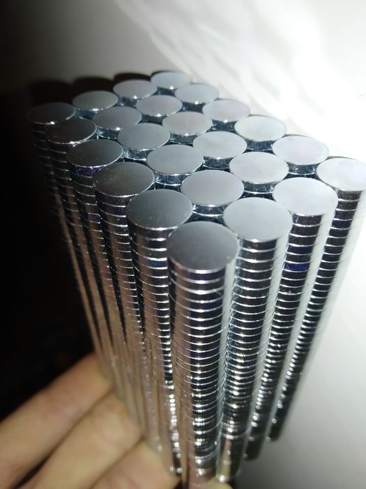 Неодимовый магнит, 10*1.5; 10*2; 10*3...