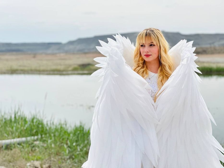 Очень красивые крылья ангела