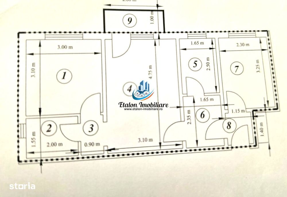 Apartament 3 camere, etaj 4, pod, Calea Romanului