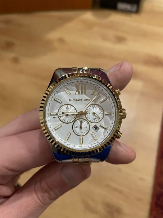 Ceas Michael Kors original - model elegant bicolor (auriu/argintiu)