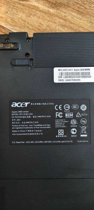 Ноутбук на запчасти