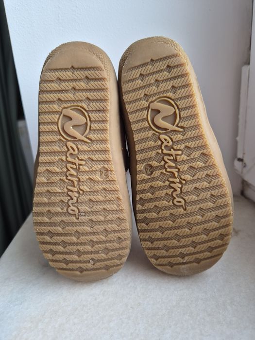 Ghete Naturino piele si lana marimea 24