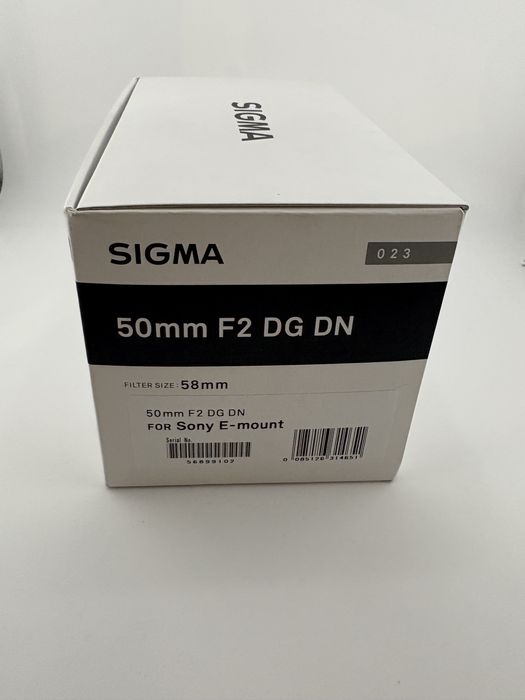 Sigma 50mm f/2 DG DN Contemporary (Sony E). Nou, sigilat