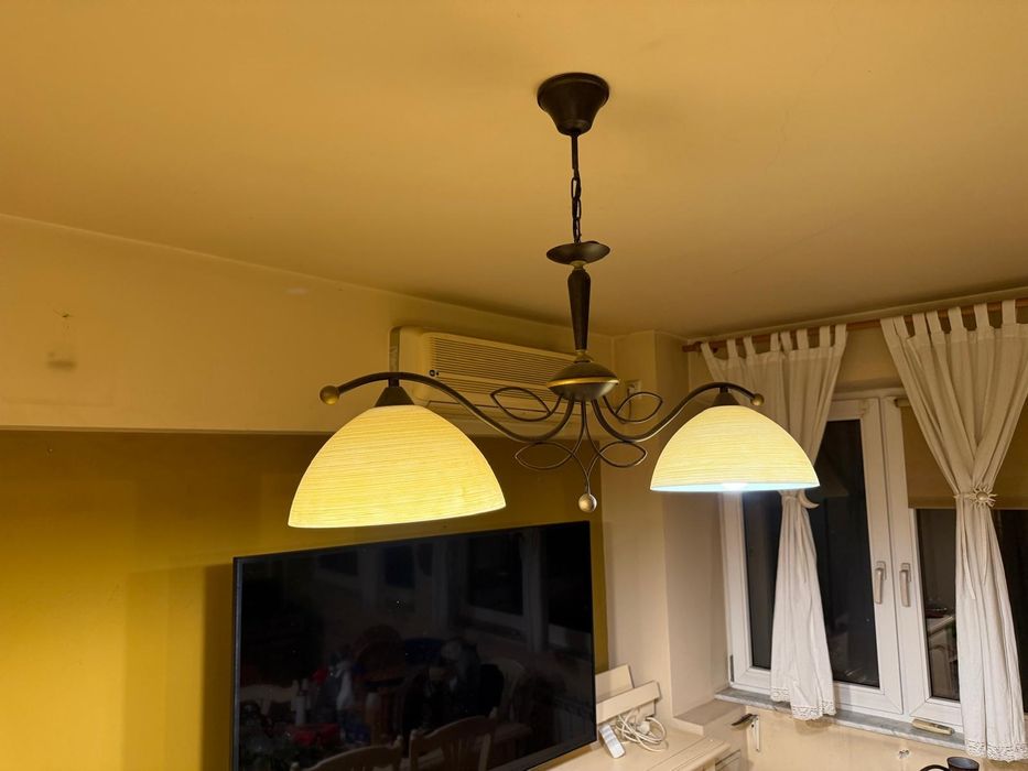 Set doua lămpi pentru living și dinning.
