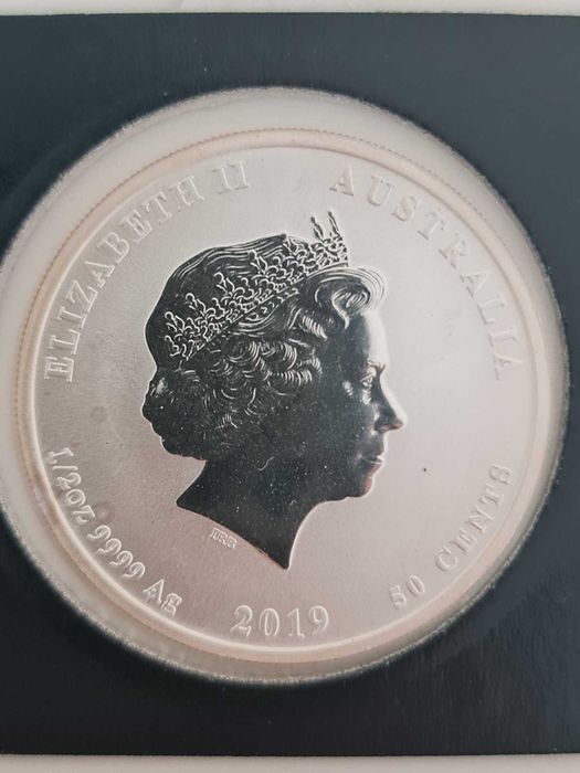 Лот от 3 бр Лунари сребро 1/2 oz куче 2018, тигър 2010 и прасенце 2019