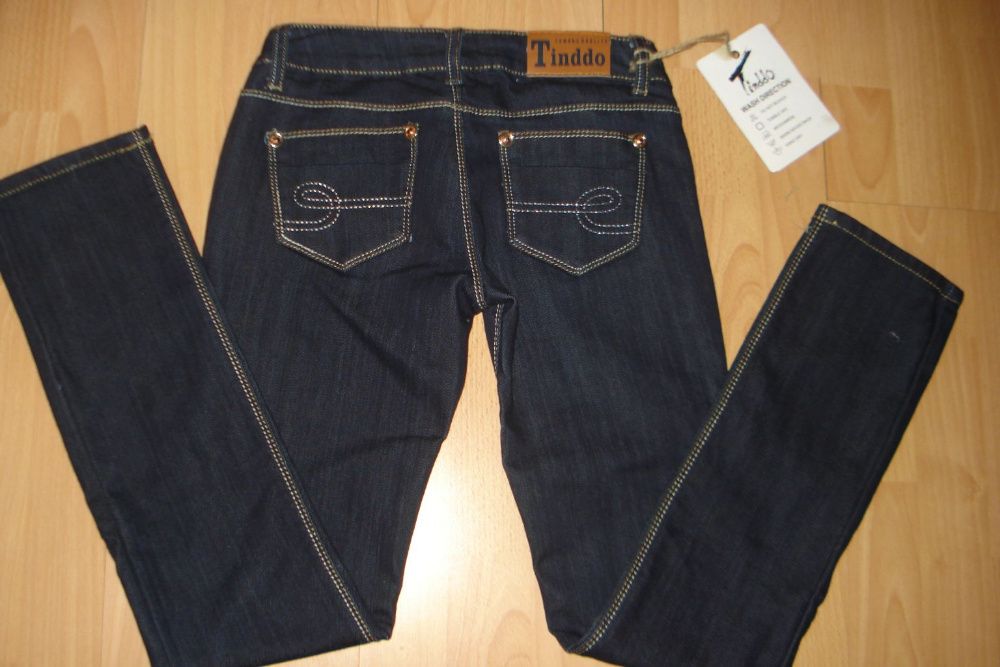 Blugi Tinddo ORIGINALI- cusătură aurie TRANSPORT GRATUIT