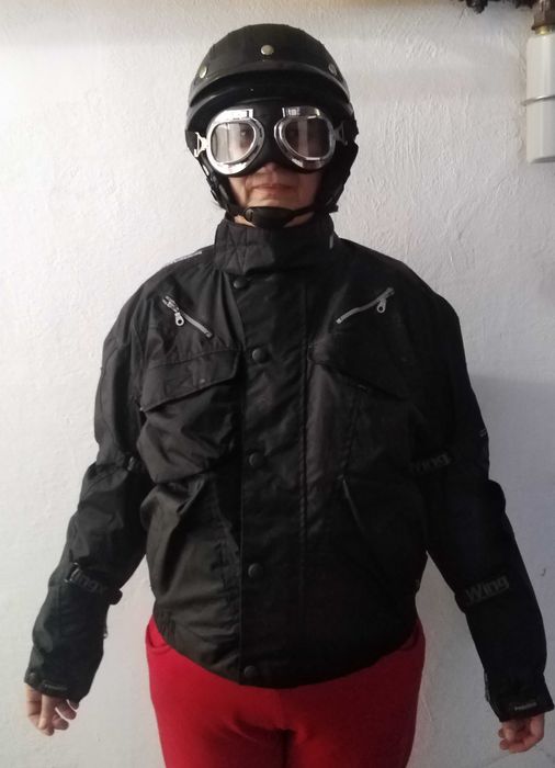 Geaca moto Pharao, Wingx si casca si ochelari