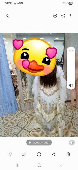 ansambl kelin ko'ylaklar sotiladi