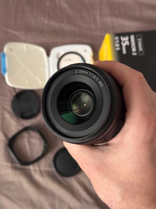 Nikon Z 35mm 1.8 S + filtru + parasolar custom + garantie