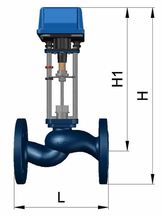 КЛАПАНЫ РЕГУЛИРУЮЩИЕ двухходовые, трехходовые с электроприводом