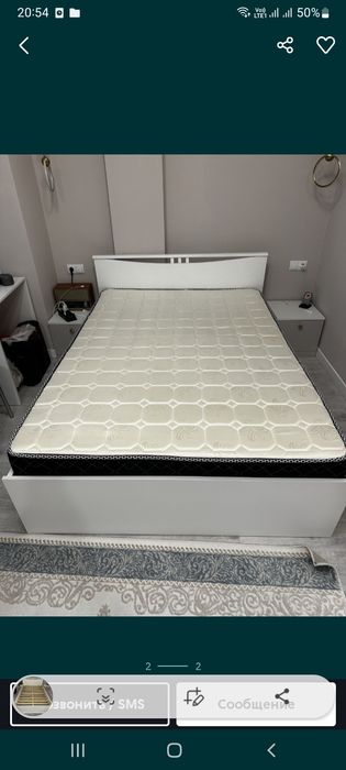 Сррчно двухспальная кровать