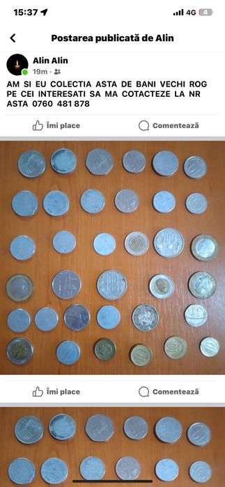 Bani Vechi de Colectie