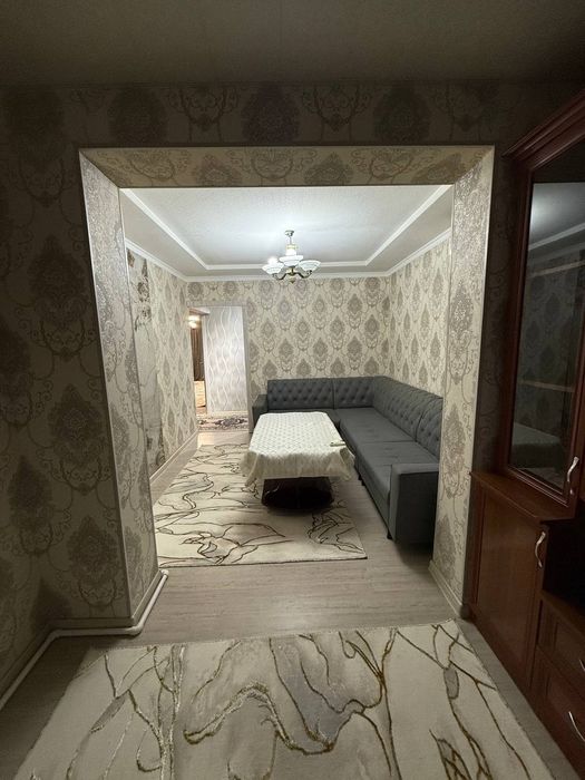 Продаётся с мебелью 4х комнатная квартира на 4-этаже Адрес Микрорайон