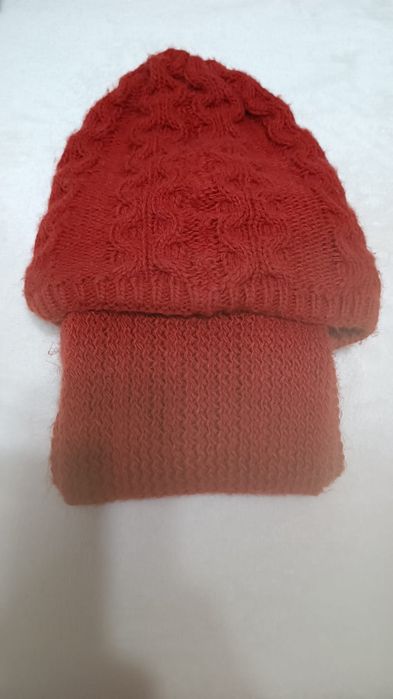 Комплект шапка шарф перчатки