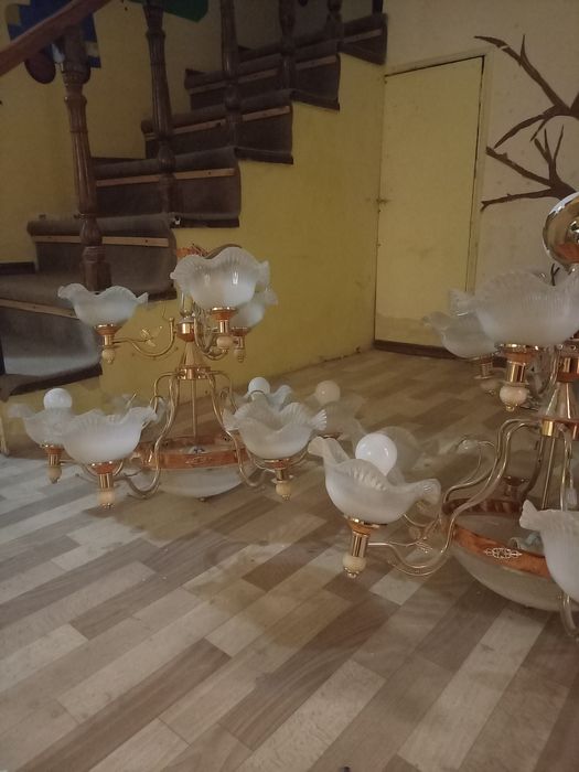 Люстра 6 рожковая раритет