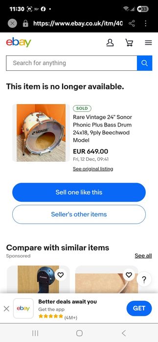 Tobă mare pentru urători revelion