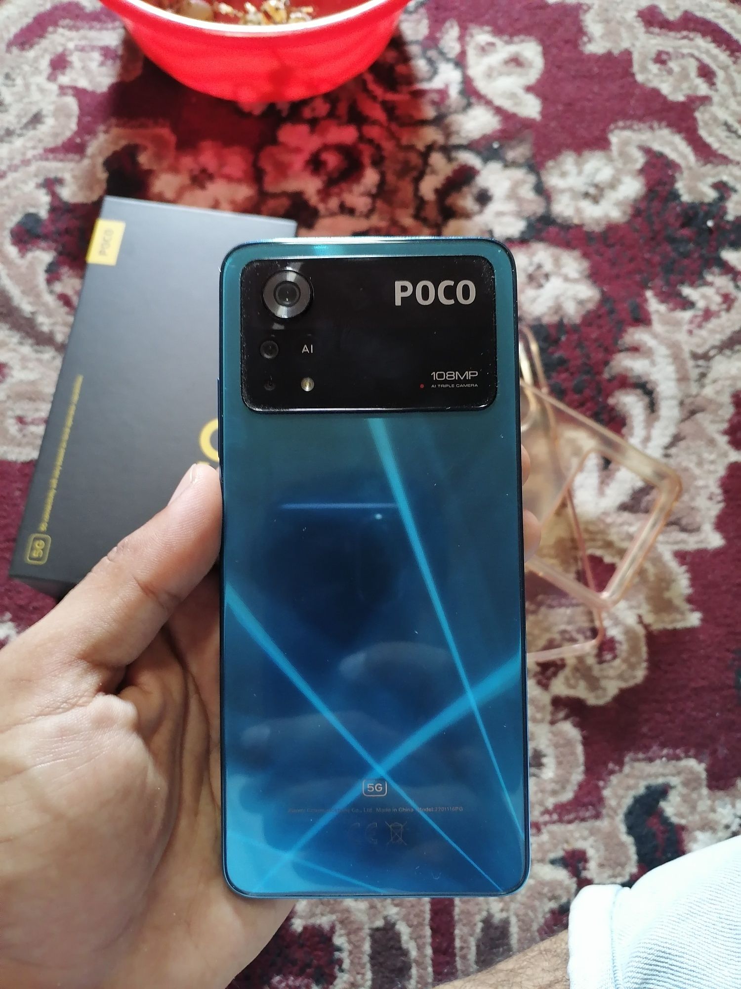 Poco x4 pro 5G Laser Blue 256/8+5: 3 000 000 сум - Мобильные телефоны  Фергана на Olx