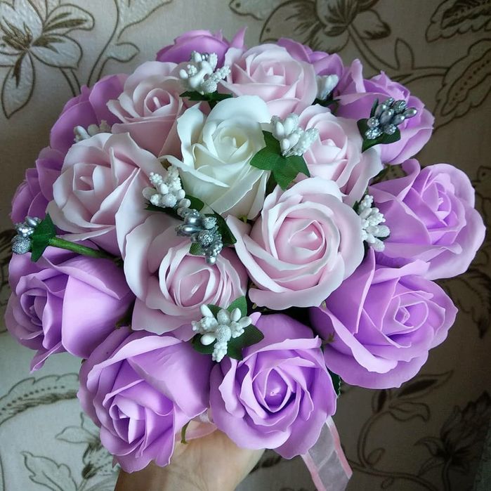 Мыльные розы букеты