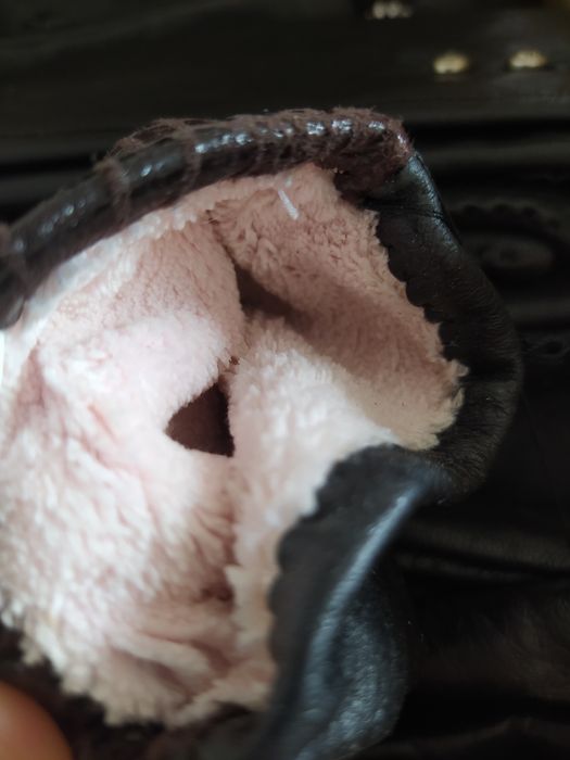 Перчатки кожаные