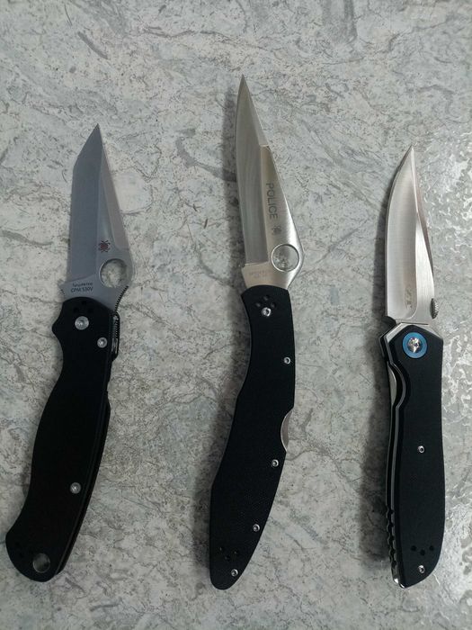 Сгъваеми ножове Spyderco Paramilitary 2, Spyderco Police и Zero Tolerance