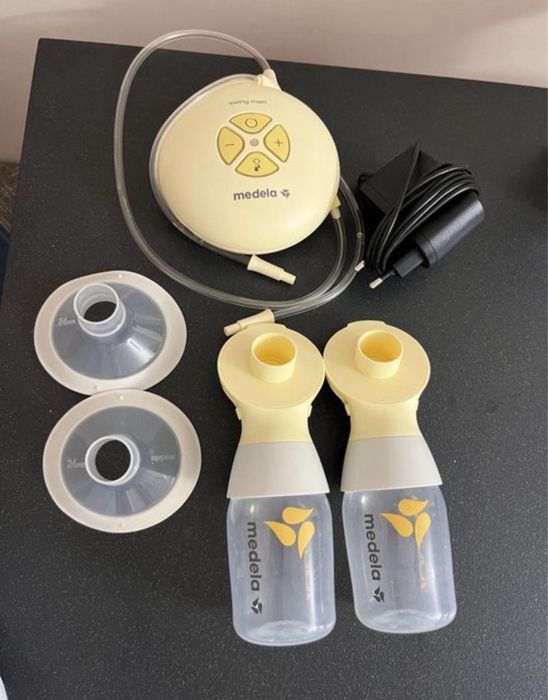 Помпа за кърма Medela, Swing Maxi Flex, Electrica, Двойна, Двуфазна