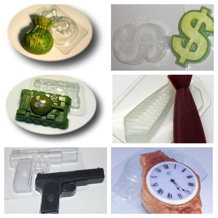 Пластиковые формы для мыло