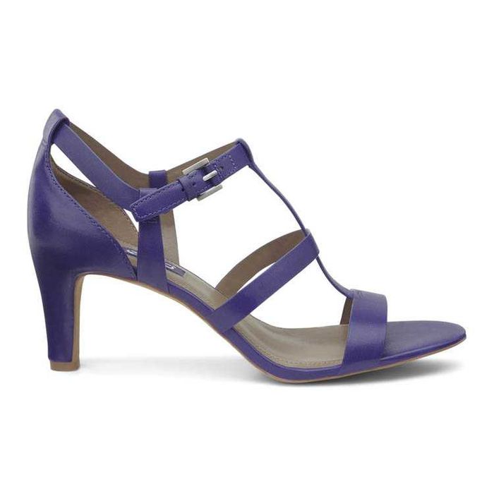Sandale elegante dama Ecco, noi noute, mar.37, piele, culoare "iris"