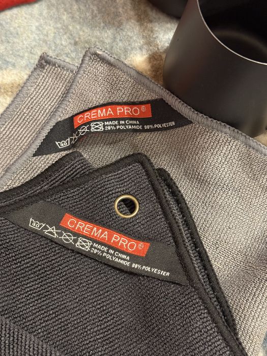 Комплект за бариста: кани за мляко Belogia и микрофибърни кърпи - кафе